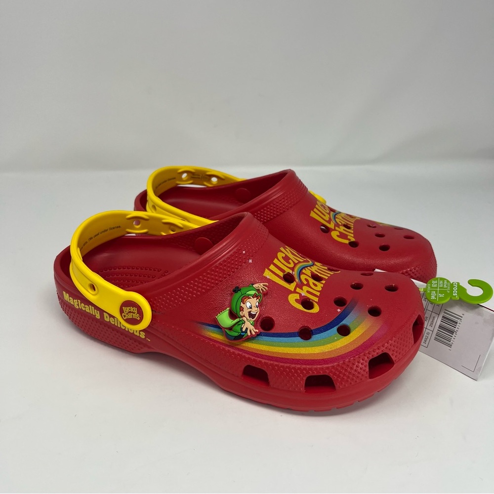 🌈Crocs Classic Lucky Charms Magically Delicious Clogs  Mens‎ Size 6 - Women’s 8